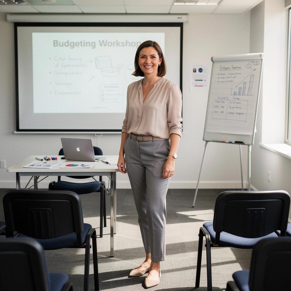 Kniha o rozpočtovaní a plánovaní financií ležiaca vedľa pera a kalkulačky na stole.